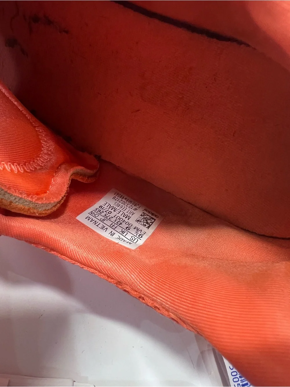 adidas Orange Athletic Sneakers
